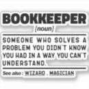 Search for bookkeeping stickers Bookkeeper