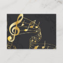 Search for note business cards Musical