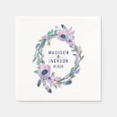 Search for feather napkins Purple