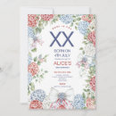 Search for red white and blue birthday invitations For her