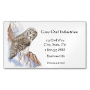 Search for owl business cards Grey