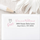 Search for baby announcement return address labels Modern