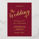 Search for feminine wedding invitations Gold
