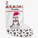 Search for siberian husky christmas stockings Cute