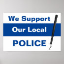 Search for support local posters Police