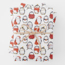Search for christmas penguin wrapping paper Pattern