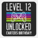 Search for 12 birthday stickers Gamer