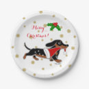 Search for dachshund christmas plates Doxie