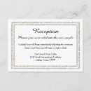 Search for silver trim invitations White