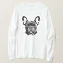 Search for black and white french bulldog tshirts Animal