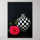 Search for flower pot posters Black and white