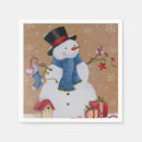 Search for snowman napkins Merry christmas