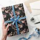 Search for rose gold and black wrapping paper Nature