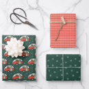 Search for camper christmas wrapping paper Retro