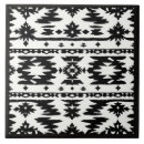 Search for southwestern tiles Black and white