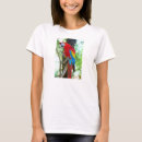 Search for parrot womens tshirts Red