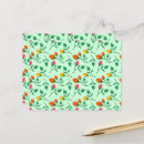 Search for floral pattern postcards Garden