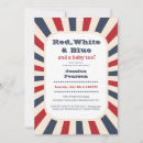 Search for red white blue baby shower invitations Vintage