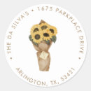 Search for sunflower address stickers Country