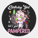 Search for spa girl stickers Birthday