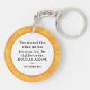 Search for lion design key rings Proverbs 28