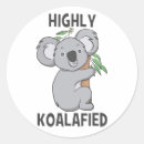 Search for cartoon koala stickers Eucalyptus