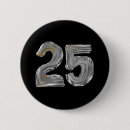 Search for 25th birthday badges Silver