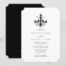 Search for chandelier wedding invitations Elegant