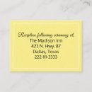 Search for information wedding enclosure cards Contemporary
