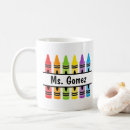 Search for crayon mugs Teacher appreciation
