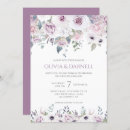Search for pink lavender wedding invitations Rustic