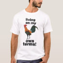 Search for red rooster tshirts Chicken