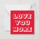 Search for i love you more cards Red