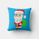 Search for santa claus throw cushions Xmas