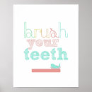 Search for bathroom kids posters Brush