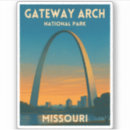 Search for vintage missouri stickers Gateway to the west