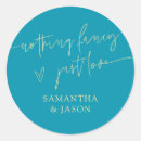 Search for aqua wedding stickers Simple