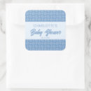Search for blue chevron baby shower stickers Boy