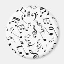 Search for music notes magnets Vintage
