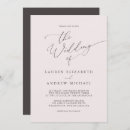 Search for pink and brown wedding invitations Minimalist