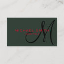 Search for green and black business cards Plain