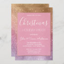 Search for pastel christmas invitations Gold