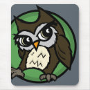 Search for comical birds mousepads Owl