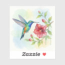 Search for colorful birds stickers Watercolor