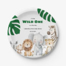 Search for safari plates Baby shower tableware
