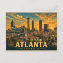 Search for georgia postcards Atlanta skyline