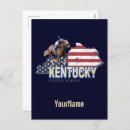 Search for vintage horse racing postcards Kentucky