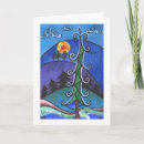 Search for long christmas cards Watercolor