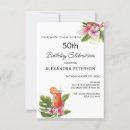 Search for exotic birthday invitations Flowers