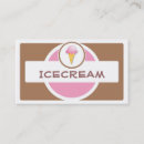 Search for icecream business cards Pink